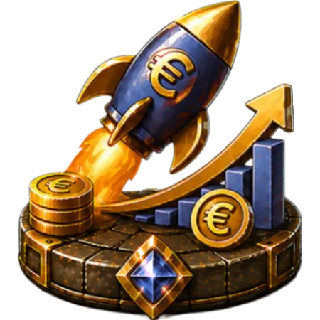 Crash games rocket with rising chart