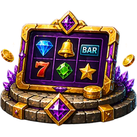 Video slot screen with coins